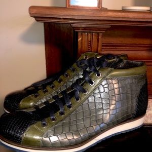 NICOLA BENSON high top sneakers